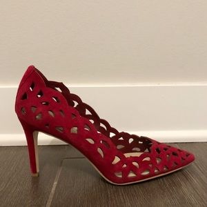 Via Spiga “Clio” suede pumps